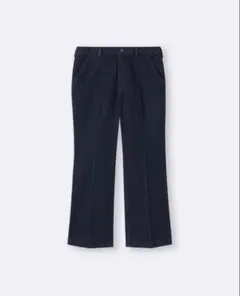 【新品・未使用】GU フレアジーンズ ユニセックス ダークグレー Mサイズ