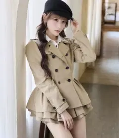 NICE CLAUP トレンチジャケット