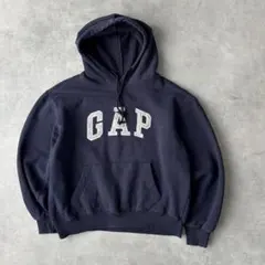 20326 OLD GAP 刺繍ロゴ パーカー ショート丈