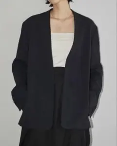 todayful ノーカラージャケット 36 ブラックのサムネイル