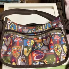 レスポートサック　ショルダーバッグ　クラシックホーボー　フクロウ　キノコ