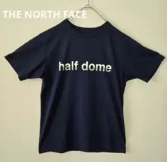【THE NORTH FACE】ノースフェイス　Ｌ　半袖　紺　Tシャツ　ロゴ