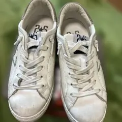 2STAR ホワイトレザー スニーカー