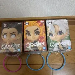 Qposket フィギュア 3体セット　煉獄、不死川、悲鳴