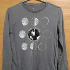 GAP KIDS ミラクルスパンコール グレー 長袖Tシャツ Lのサムネイル
