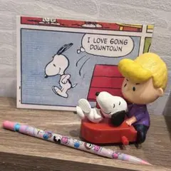 PEANUTS スヌーピー フィギュア ペン ポストカード セットのサムネイル