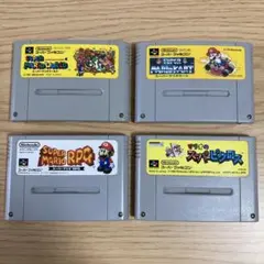 スーパーファミコン マリオシリーズ ソフト4本セット