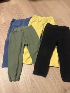 ユニクロ、無印　90サイズ ボトムスセット4枚組