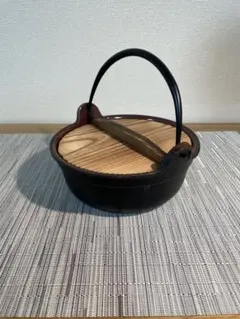 0173 岩鋳 南部鉄器 鉄鍋 18cm 1個のサムネイル