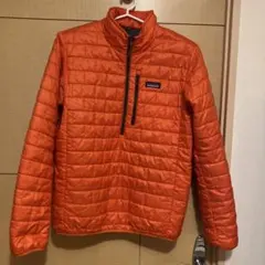 Patagonia ナノパフ　オレンジ プリマロフト　ハーフジップジャケット