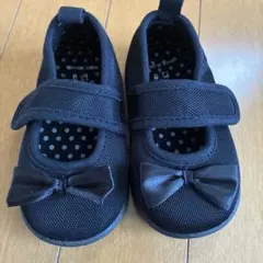 リボン付きブラックフォーマルシューズ 13.0cm