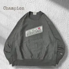 Champion 古着 フェード US スウェット カレッジロゴ プリント