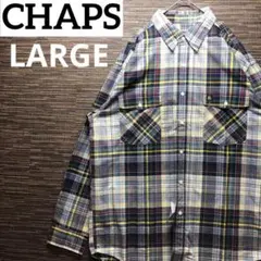 CHAPS Ralph Lauren 長袖チェックシャツ　vintege 古着
