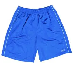 00s Reebok バギーパンツ ハーフ ショーツ ジャージ バスパン 青のサムネイル