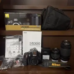 【初心者フルセット】NikonD5300 ダブルズームキット Wi-Fi搭載