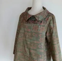 Ｍサイズ着物リメイク飽きのこないチュニック 　ワンピース通年着用No.75