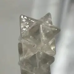 天然石 虹入り☆水晶マカバスター ② 置物