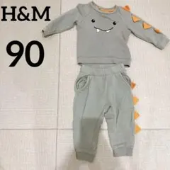 H&M 【18M】恐竜デザイン トレーナー・パンツセット