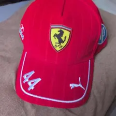 Ferrari PUMA キャップ 44 レッド　ハミルトン　ルイス