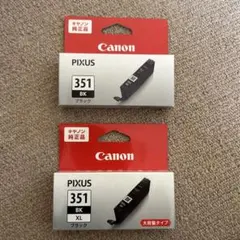 Canon 정품 잉크 BCI-351 BK 2개 세트