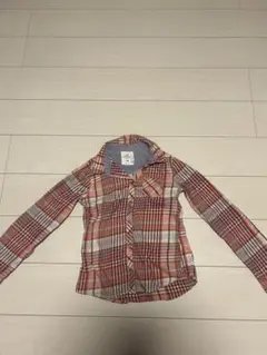 H&M チェック柄長袖シャツ Lサイズ