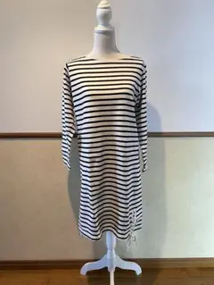 JEANASIS ストライプ 七分袖 ミニワンピースのサムネイル