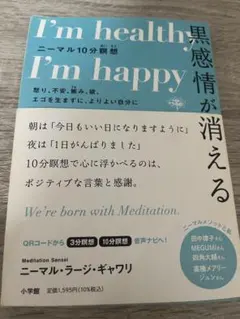 黒感情が消える : ニーマル10分瞑想 : 怒り、不安、嫉み、欲、エゴを生まず…