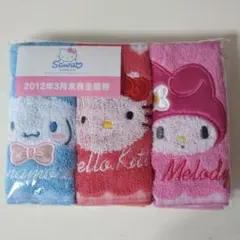 サンリオ ハンドタオルセット キティ マイメロ シナモロール