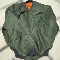 MA-1 フライトジャケット リバーシブル オリーブ オレンジ ビッグサイズ