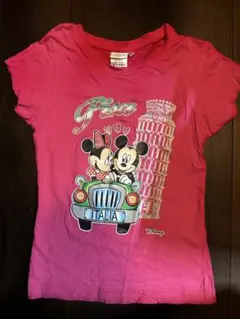 【お値下げ中】Disney ミッキー ミニー Tシャツ 9/10 ピンク