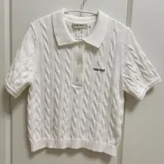 THE TOE】Herald Short Sleeve Polo Knit - メルカリ