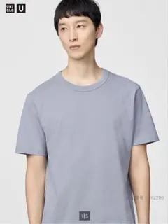 UNIQLO クルーネックTシャツ　ブルー　XL