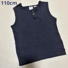 ZARA キッズ タンクトップ ノースリーブ ネイビー 110cmのサムネイル