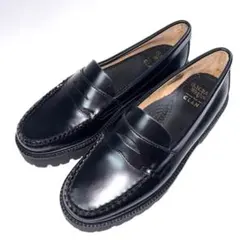 極美品❣️G.H.BASS CLANE 限定コラボ ローファー 厚底 黒 希少✨のサムネイル