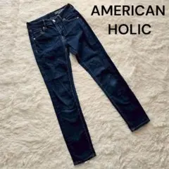 【AMERICAN HOLIC／アメリカンホリック】(S)デニムパンツ 細身