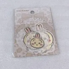 Go!HARAJUKUスマホに貼れるサイズの3枚セットステッカー うさぎ