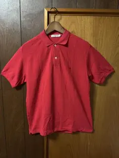 【美品】SCYE BASICS 赤 ポロシャツ　日本製　鹿の子のサムネイル