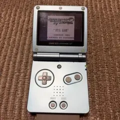 動作確認済 任天堂 ゲームボーイアドバンスSP 本体 パールブルー ジャンク