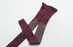 archivio アルチビオ　レギンス　ボーダー　ドット　ストライプ　冬ゴルフ