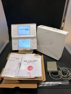 Nintendo DSLite クリスタルホワイト 箱あり （ジャンク）
