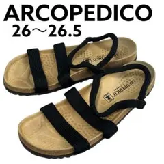 ARCOPEDICO アルコペディコサンダル 26-26.5cm ブラックのサムネイル