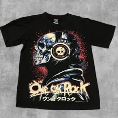 ONE OK ROCK ワンオク Tシャツ M 黒 スカル ヘッドホン バンドT