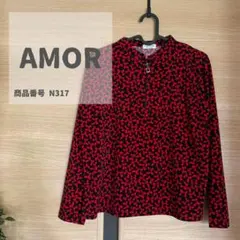AMOR リボンデザイン　トップス　レディース