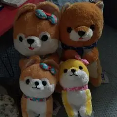 豆しば三兄弟 ぬいぐるみ セット