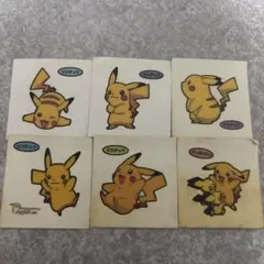 ピカチュウ シール 6枚セット