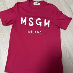 MSGM ロゴ Tシャツ ピンクのサムネイル