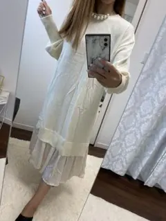 新品タグ付♡earthニットワンピース\Rady イング　デイライル　リエンダ