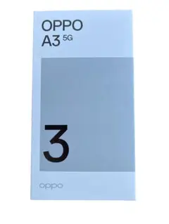 【店舗通電のみ】OPPO A3 5G パープル IMEI画像確認可能