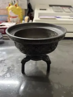 孝斎鋳 銅製三足香炉 - メルカリ