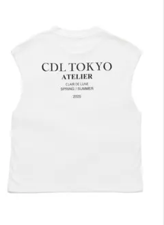 CDL TOKYO 袖なしTシャツ ホワイトのサムネイル